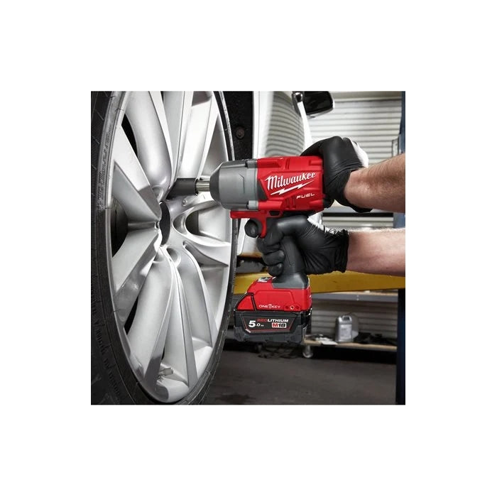 Llave De Impacto De Alto Par M18 FUEL ONE-KEY 1/2 Con Anillo Y Eje Extendido M18ONEFHIWF12E-0X 4933478405 MILWAUKEE