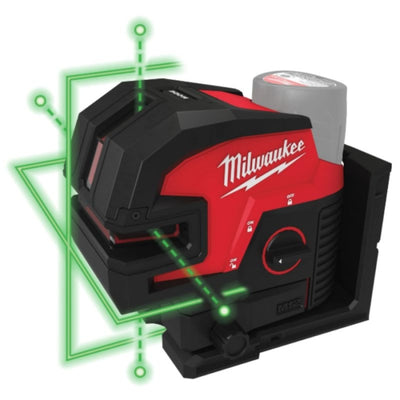 Nivel Láser De 2 Lineas Y 4 Puntos M12 M12CLL4P-0C 4933479202 MILWAUKEE