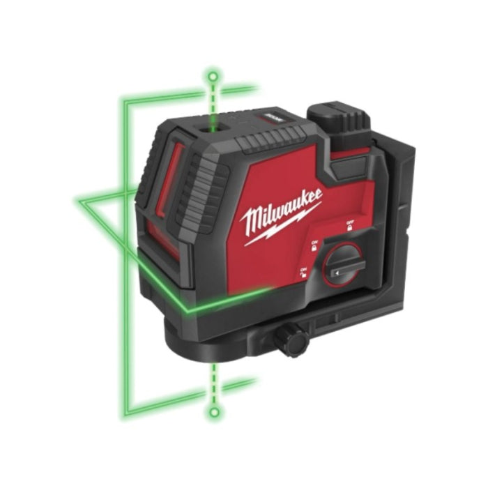 Niver Láser De 2 Lineas Y Plomada REDLITHIUM USB L4CLLP-301C 4933478099 MILWAUKEE
