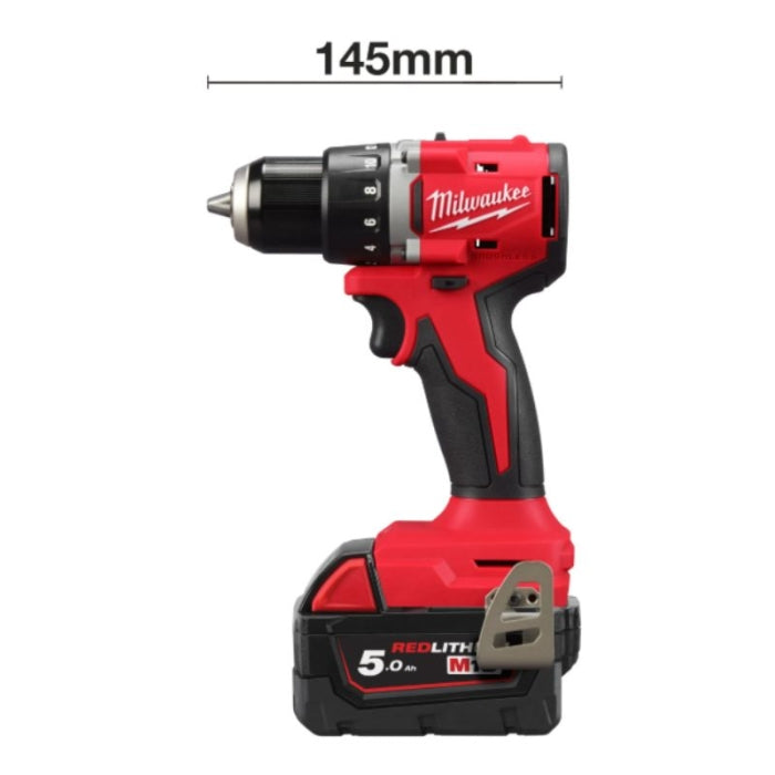 Taladro Atornillador Compacto Sin Escobillas M18 M18BLDDRC-502C 4933492835 MILWAUKEE