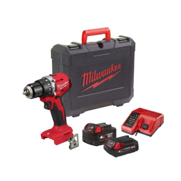 Taladro Percutor Compacto Sin Escobillas M18 M18BLPDRC-422C 4933492825 MILWAUKEE