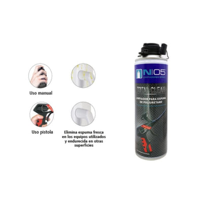 Limpiador Espuma Poliuretano 500ML 23284 NEXO05