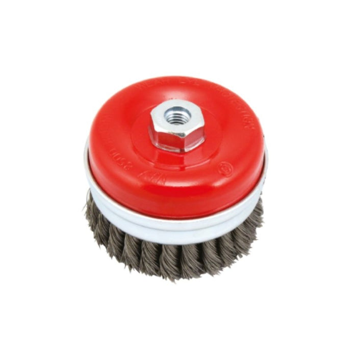 Cepillo Copa Alambre Trenzado M-14 100MM. 24088 FERROTECH