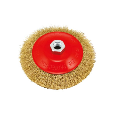 Cepillo Semicopa Alambre Ondulado M-14 100MM. 24096 FERROTECH