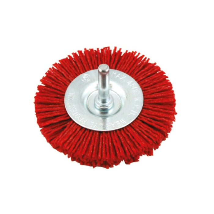Cepillo Circular De Nylon C/Vastago 100MM 24100 FERROTECH