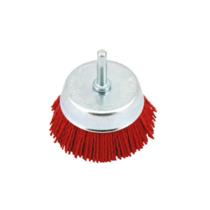 Cepillo De Copa Nylon C/Vastago 75MM 24102 FERROTECH