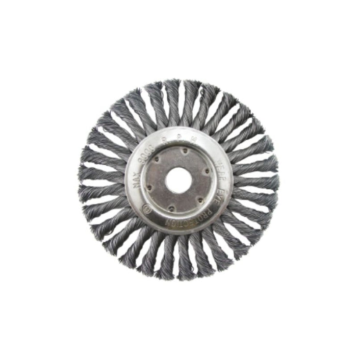 Cepillo Circular Alambre 20 Nudos Agujero  22,2,  115MM. 24754 FERROTECH