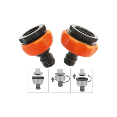 Adaptador De Grifo Riego Y Reductor 1/2 A 3/4 24317 FERROTECH