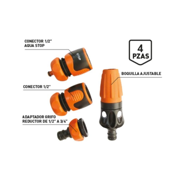 Kit Lanza + Conectores 1/2  Aqua Stop 1,335 FERROTECH