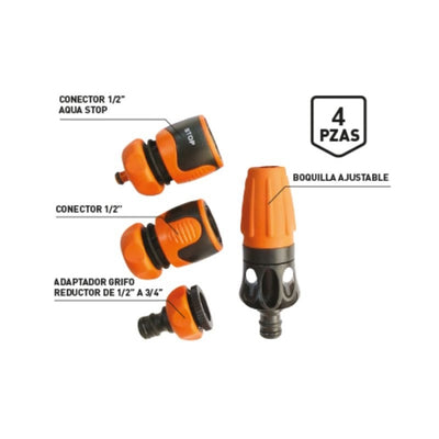 Kit Lanza + Conectores 1/2  Aqua Stop 1,335 FERROTECH