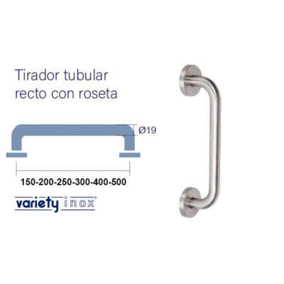 Manillon De Roseta Curvo 150MM INOX 304 (8819) VARIETY 23514 N05