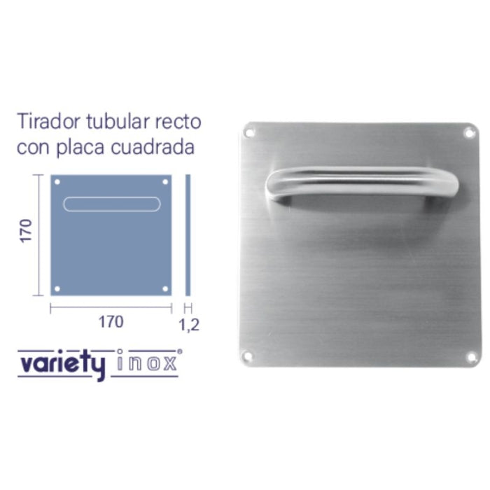 Manillon De Placa 170X170 INOX 304 VARIETY 26885 N05