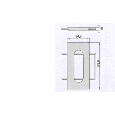 Plantilla Para Bisagra Invisible 521/522 ANSELMI 96348 N05
