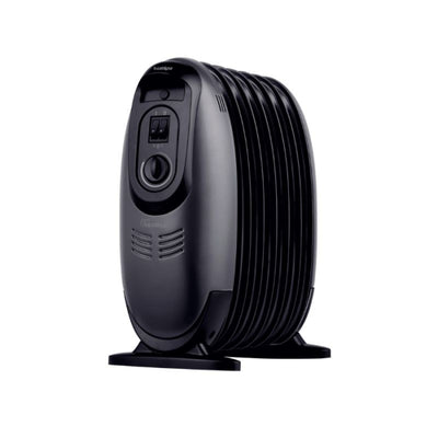 Radiador Mini Ecologico Negro, 7 Elementos 600 W MR-ECOFLUID-7 BASTILIPO