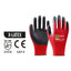 Guante X-Latex Rugoso Negro-rojo T8-M Protect05 28386 N05