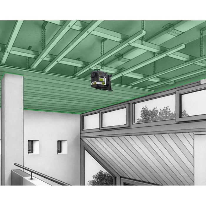 Laser 360 Verde Tridimensional LASERLINER + 7 Adaptadores