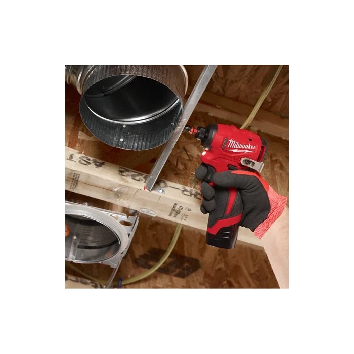 Atornillador De Impacto M12 2 BAT 2AH, 1/4 HEX M12BLIDRC-202C 4933499690 MILWAUKEE
