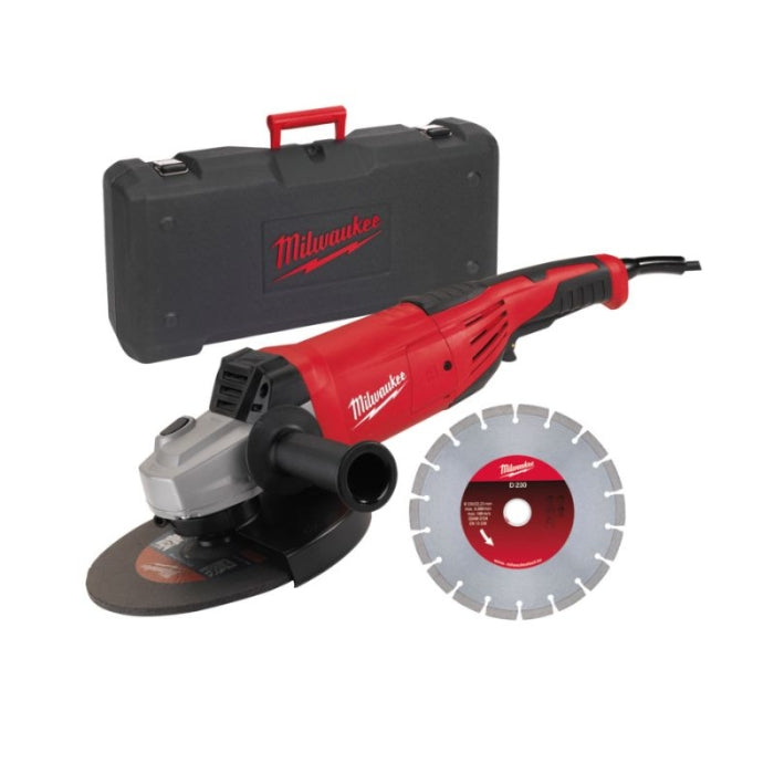 Amoladora Angular De 2200W 230MM AG22-230DSET 4933440300 MILWAUKEE
