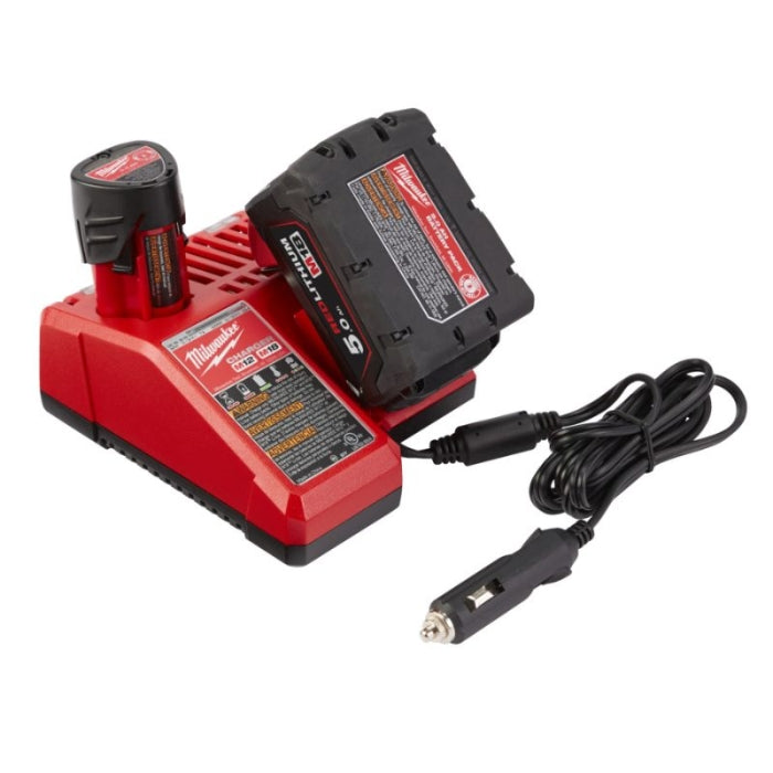 Cargador Multivoltaje Para Coche M12-M18 M12-18AC 4932459205 MILWAUKEE