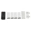 Convector De Cristal Con Wifi, 2000W Negro JCRW2520 JATA
