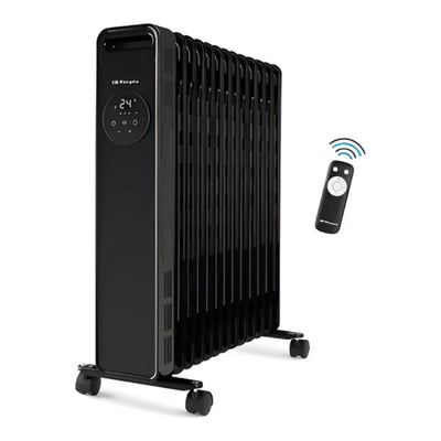 Radiador De Aceite Digital 13 Elementos, Negro 2500 W RAD 2510 ORBEGOZO
