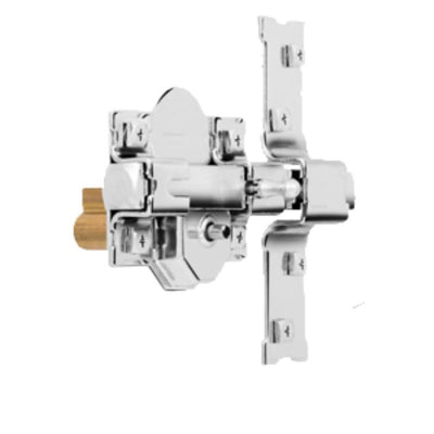 Cerrojo Sobreponer Llave-Botón Cromado 80MM N80R N05 tipo TRABA