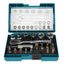 Estuche puntas y carraca metalica 21pz B-54081 MAKITA