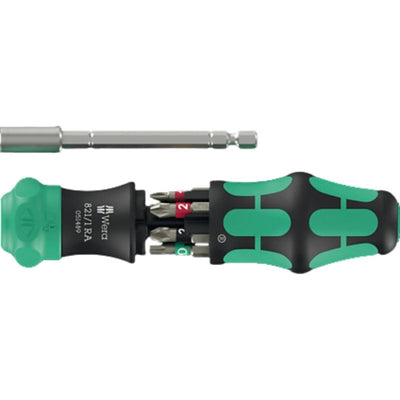 Destornillador Carraca Extensible KRAFTFORM KK28RA1 (6 PIEZAS) 05051519001 WERA