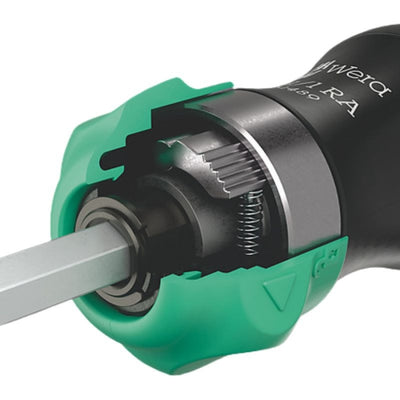Destornillador Carraca Extensible KRAFTFORM KK28RA1 (6 PIEZAS) 05051519001 WERA