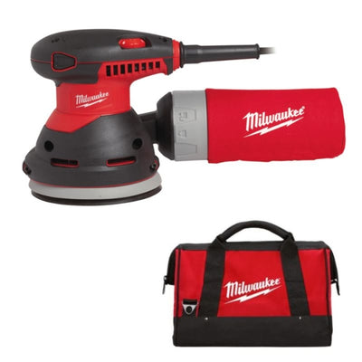 Lijadora Rotorbital DE 300W 125MM ROS125E 4933433180 MILWAUKEE