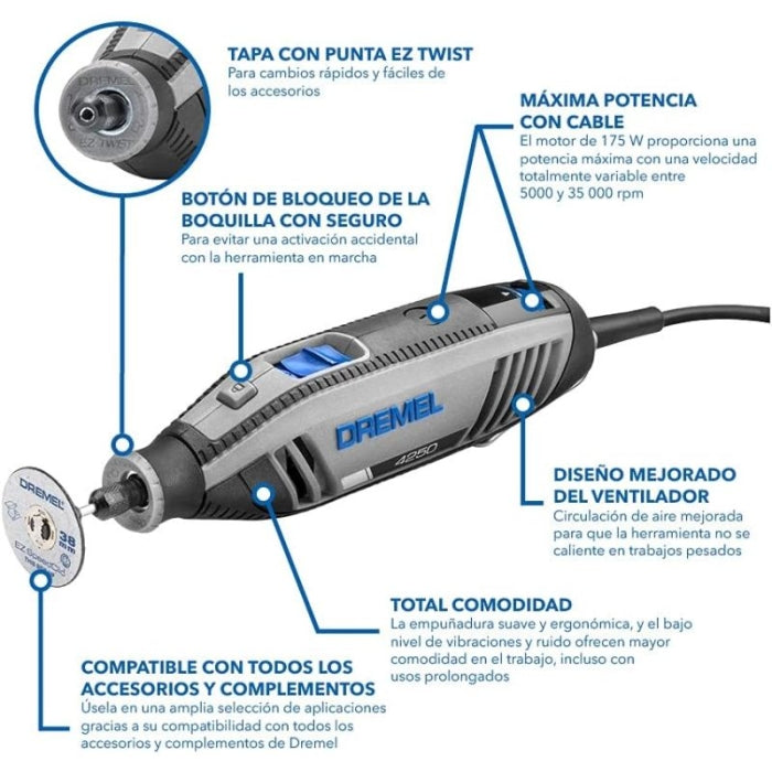 Herramienta Multifuncional 4250-3-45EU DREMEL