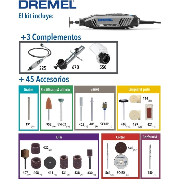 Herramienta Multifuncional 4250-3-45EU DREMEL