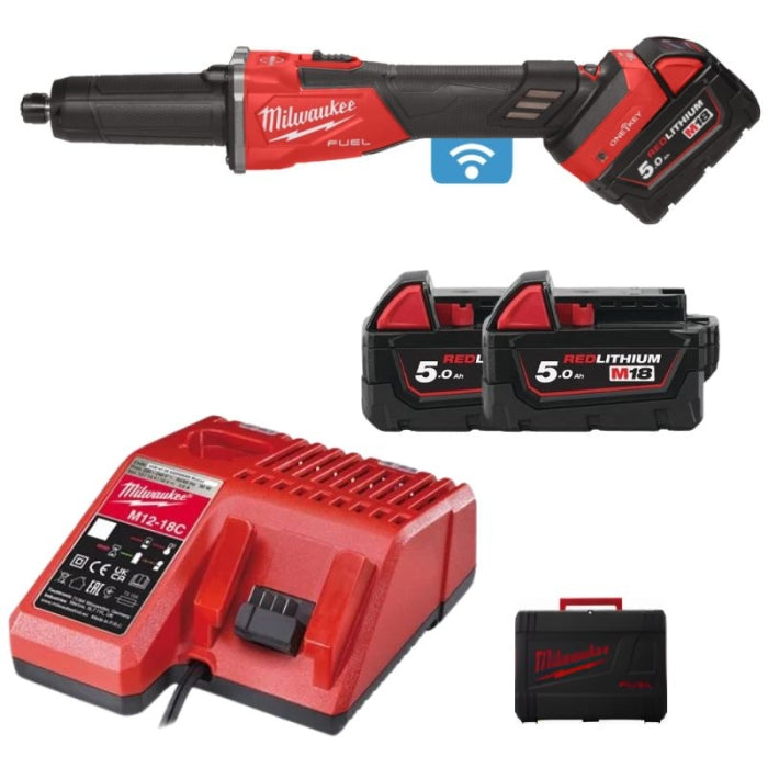 Amoladora Recta M18 FUEL ONE-KEY M18FDGROVB-502X 4933480956 MILWAUKEE