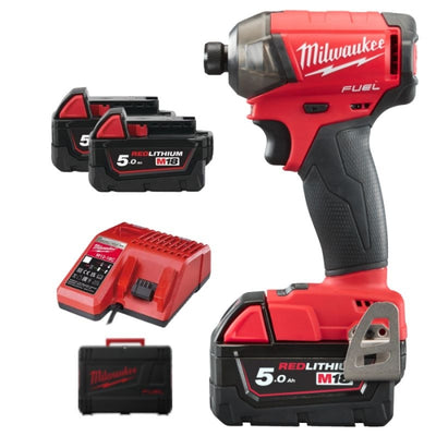 Atornillador de Impacto Silencioso M18 FUEL SURGE 1/4 HEX M18FQID-502X 4933451790 MILWAUKEE