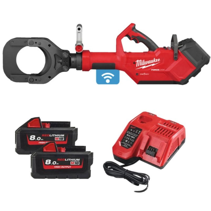 Cortadora de Cable Hidráulica M18 ONE-KEY FORCE LOGIC 125MM M18HCC125-801C 4933492419 MILWAUKEE