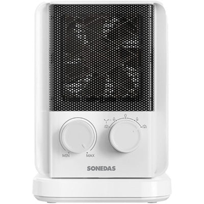 Calefactor Cerámico Oscilante, 2000W Blanco NTY20-22E SONEDAS