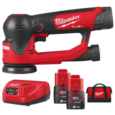 Lijadora De Rotorbital Subcompacta M12 FUEL DE 75MM M12FSDR75-202B 4933498233 MILWAUKEE