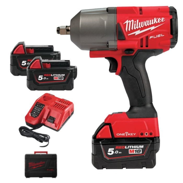 Llave De Impacto De Alto Par M18 FUEL ONE-KEY 1/2 Con Anillo M18ONEFHIWF12-502X 4933459727 MILWAUKEE