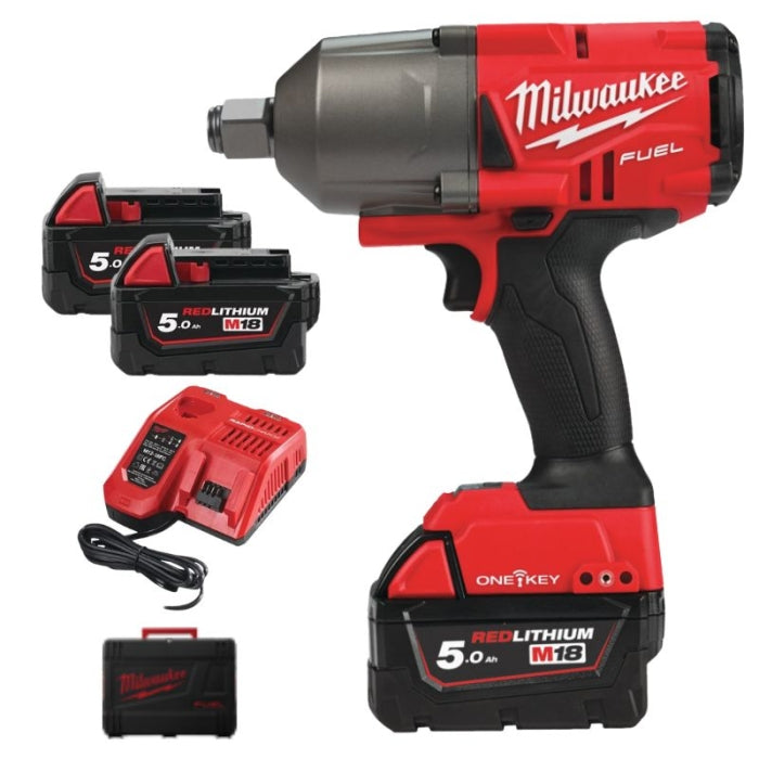 Llave De Impacto De Alto Par M18 FUEL ONE-KEY 3/4 Con Anillo M18ONEFHIWF34-502X 4933459730 MILWAUKEE