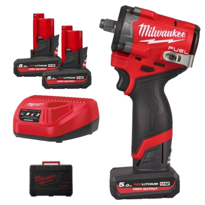 Llave De Impacto Subcompacta M12 FUEL 1/2 Con Anillo M12FCIWF12G3-502X 4933493455 MILWAUKEE