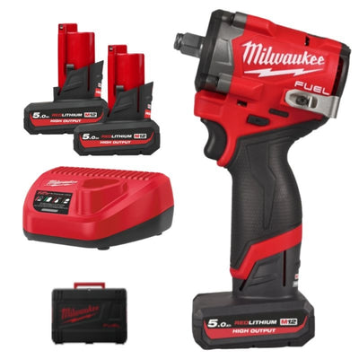 Llave De Impacto Subcompacta M12 FUEL 1/2 Con Anillo M12FCIWF12G3-502X 4933493455 MILWAUKEE
