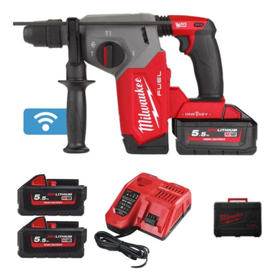 Martillo Combinado SDS-PLUS M18 FUEL ONE-KEY 26MM CON FIXTEC M18ONEFHX-552X 4933478504 MILWAUKEE