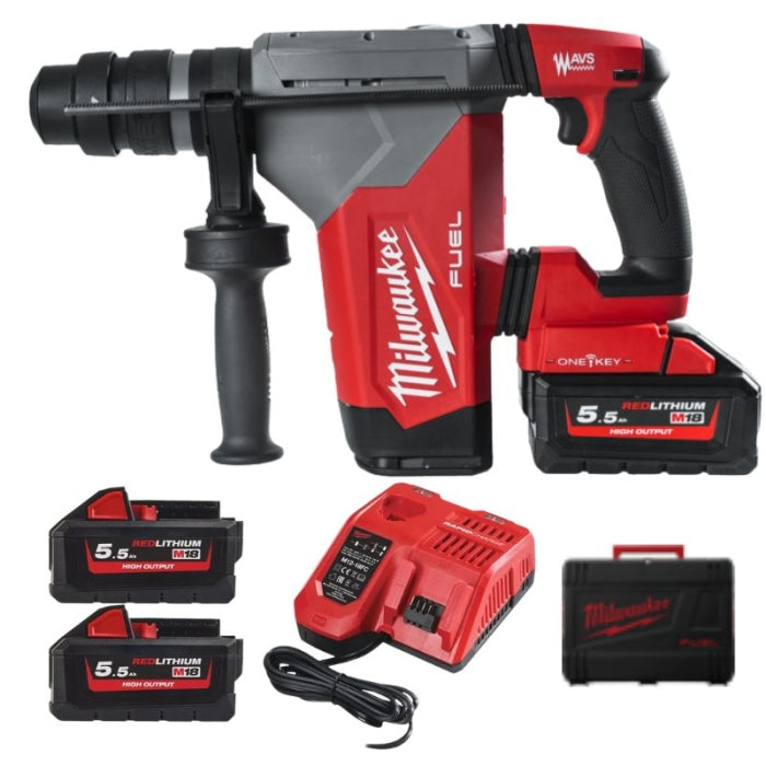 Martillo Combinado SDS-PLUS M18 FUEL ONE-KEY 32MM CON FIXTEC M18ONEFHPX-552X 4933478496  MILWAUKEE