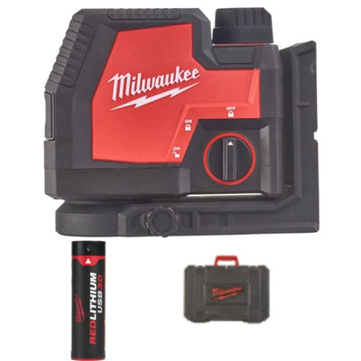 Nivel Láser De 2 Líneas REDLITHIUM USB L4CLL-301C 4933478098 MILWAUKEE