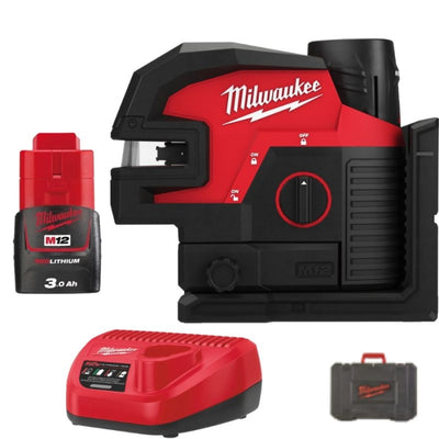 Nivel Láser De 2 Lineas Y 4 Puntos M12 M12CLL4P-301C 4933479203 MILWAUKEE