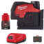 Nivel Laser De 2 Lineas Y Plomada M12 M12CLLP-301C 4933478100 MILWAUKEE