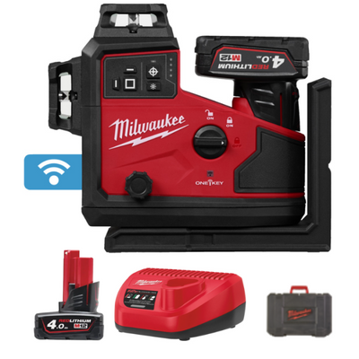Nivel Láser De 3 Líneas Autoalimentación M12 M12A3PLO-401C 4933499002 MILWAUKEE
