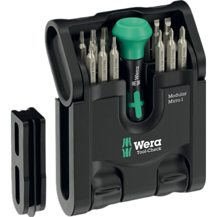Juego De Destornilladores De Precisión Toolcheck Modular Micro 1 (21 Piezas) WERA