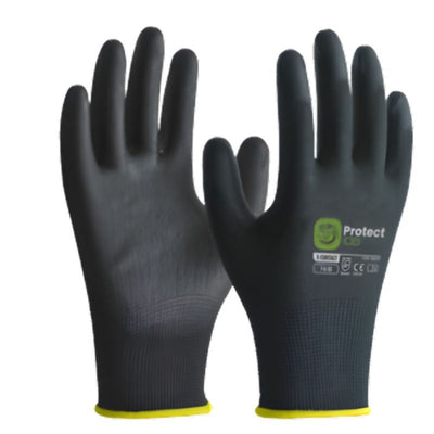 Guante X-Contact Poliuretano negro T9-L Protect05 28375 N05