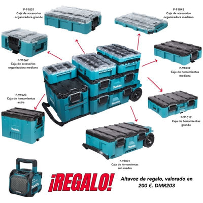 MAKTRAK Completo P-91001 + P-91017 + P-91039 + P-91045 + P-91067 + P-91051 + P-91023 MAKITA